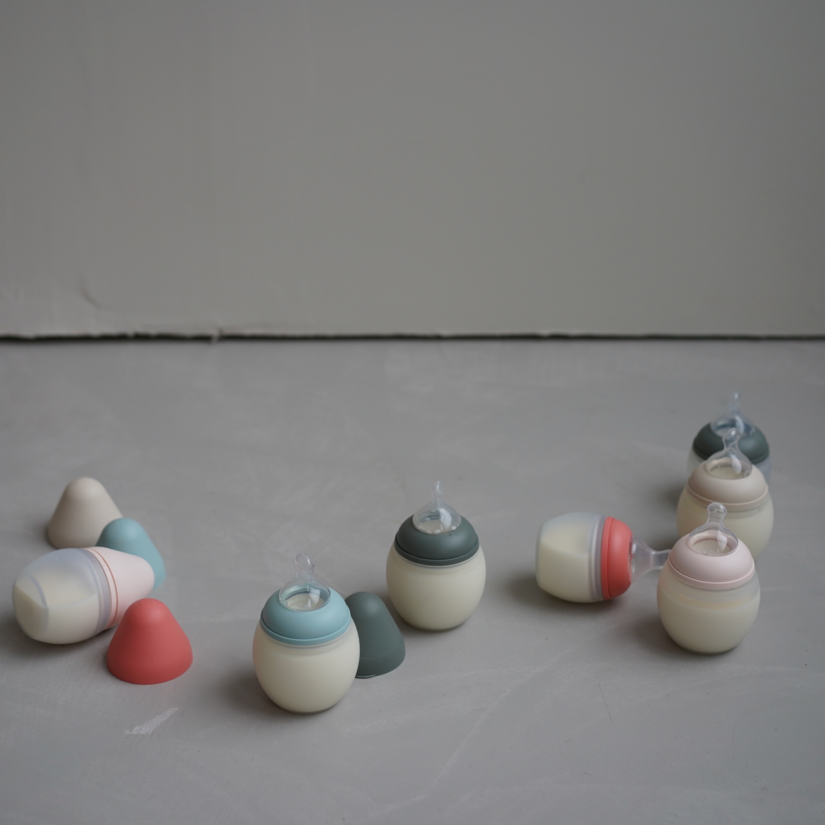 Elhee, Miękka butelka antykolkowa 150ml - Ivy Green