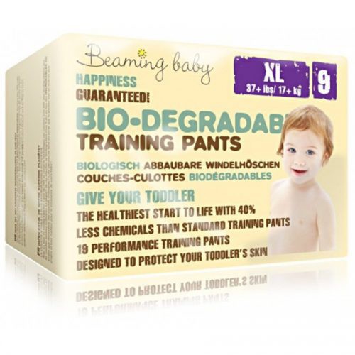 Beaming Baby, PANTS jednorazowe biodegradowalne pieluchomajtki, XL, 19 szt.