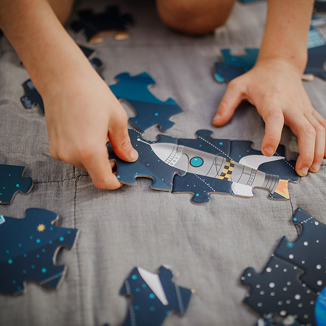 Janod, Puzzle edukacyjne Układ słoneczny 100 elementów 5+ Janod, Puzzle edukacyjne Układ słoneczny 100 elementów 5+