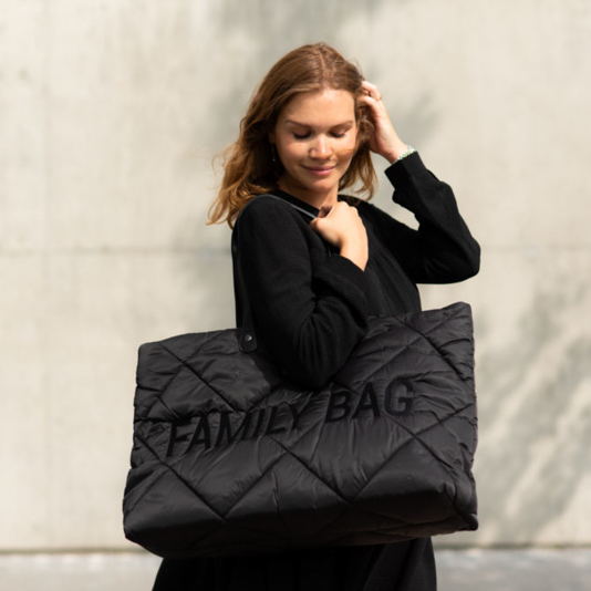 Childhome, Torba Family bag Pikowana Czarna Childhome, Torba Family bag Pikowana Czarna
