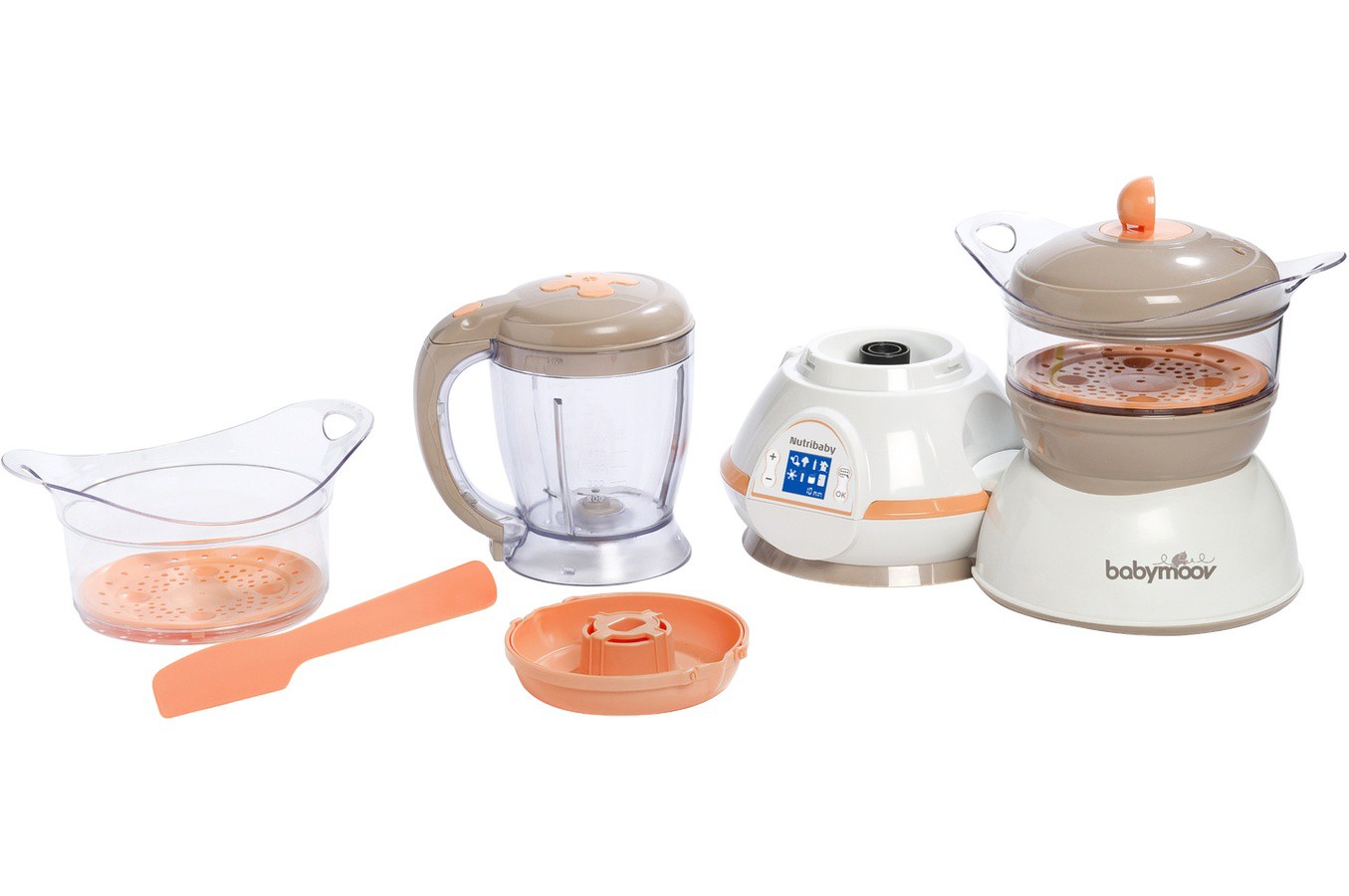 Babymoov, Robot kuchenny Nutribaby apricot Babymoov, Robot kuchenny Nutribaby apricot