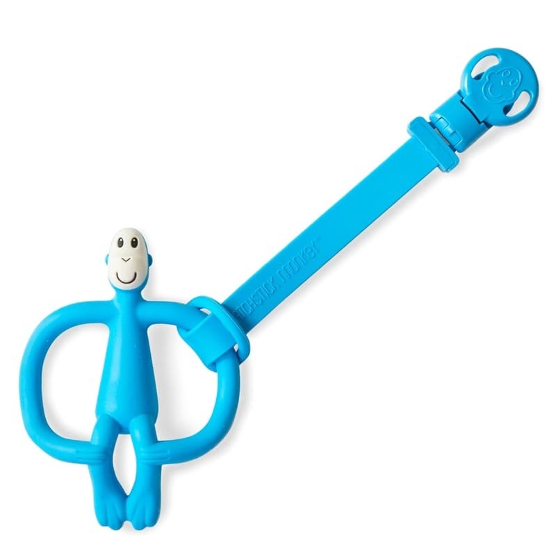 Matchstick Monkey, 2 zawieszki silikonowe MULTI Blue & Green