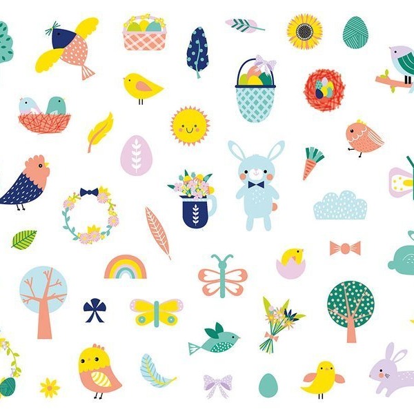 Auzou, Zestaw artystyczny do kolorowania Wesołe jajeczka