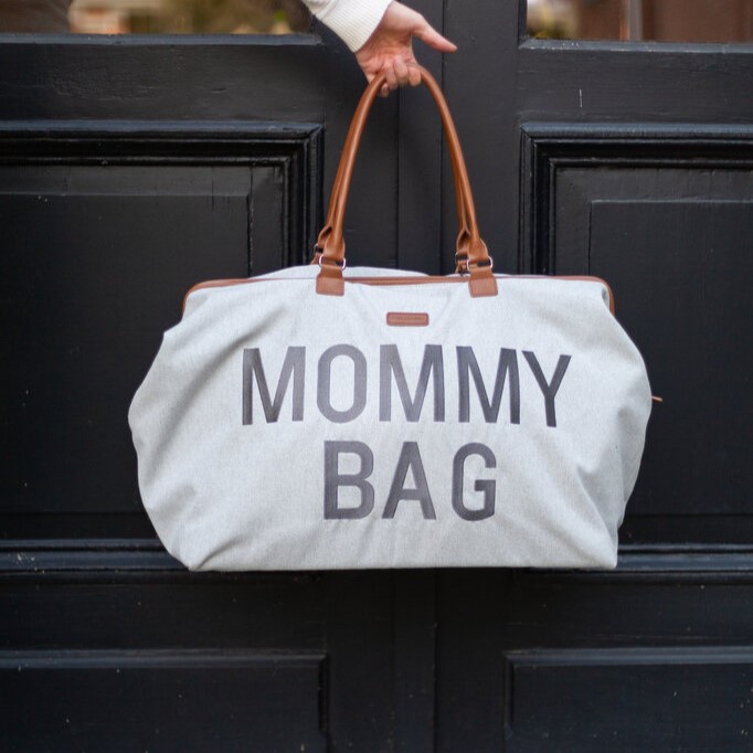 Childhome, Torba Mommy bag Kanwas Szara Childhome, Torba Mommy bag Kanwas Szara
