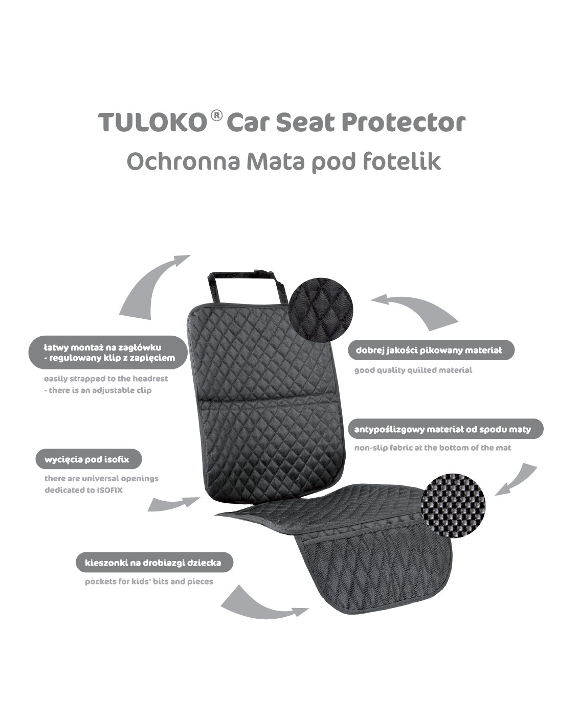 TULOKO, MATA OCHRONNA POD FOTELIK