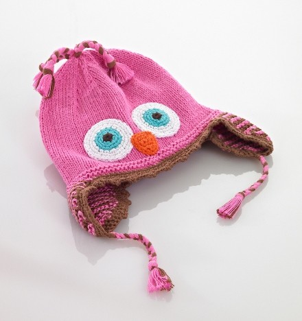 Czapka z motywem sowy Pebble Czapka z motywem sowy Pebble