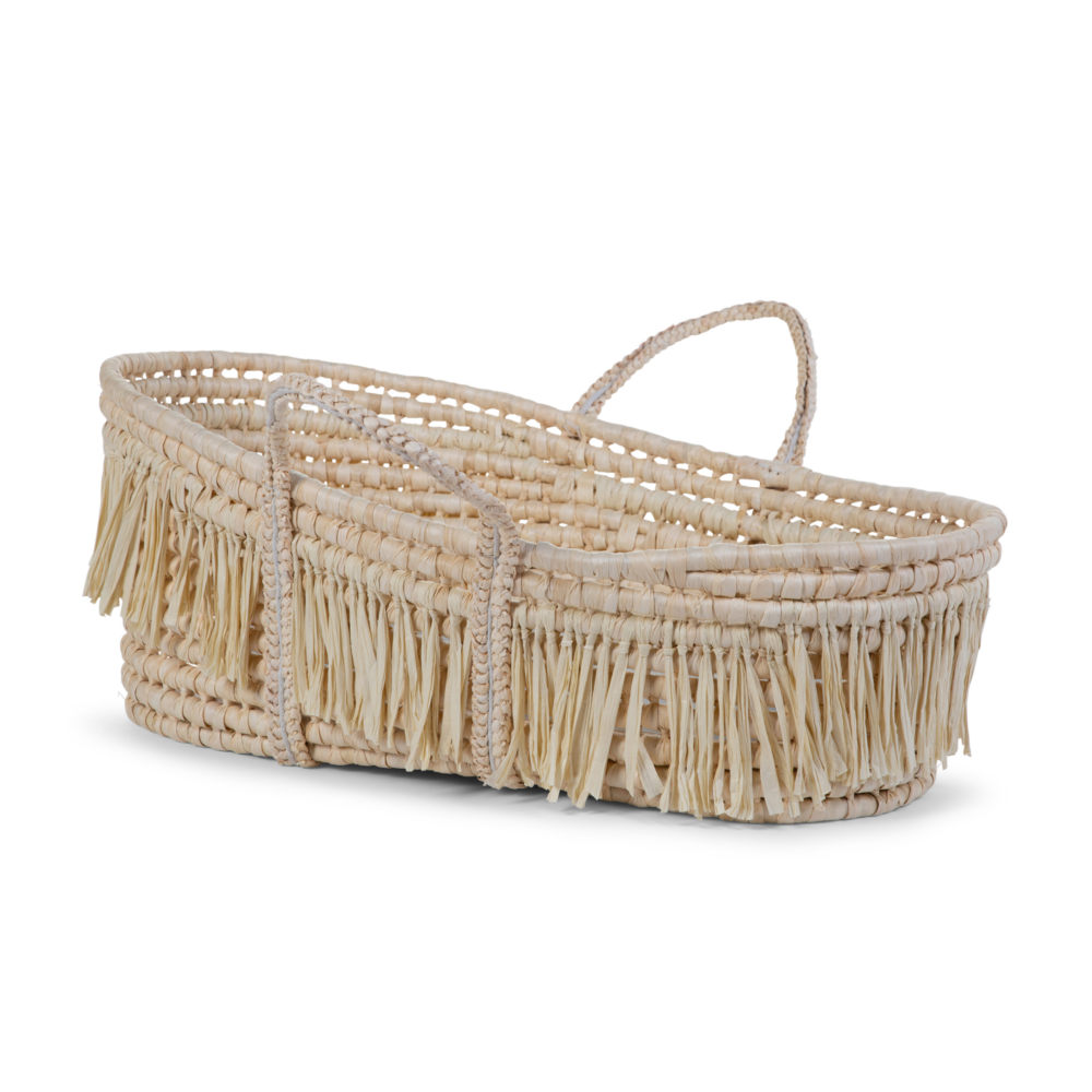 Childhome, Kosz Mojżesza Boho z kukurydzy + materacyk