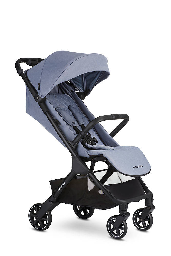 Easywalker, Jackey Kompaktowy, samoskładający się wózek spacerowy z torbą transportową Steel Grey Easywalker, Jackey Kompaktowy, samoskładający się wózek spacerowy z torbą transportową Steel Grey