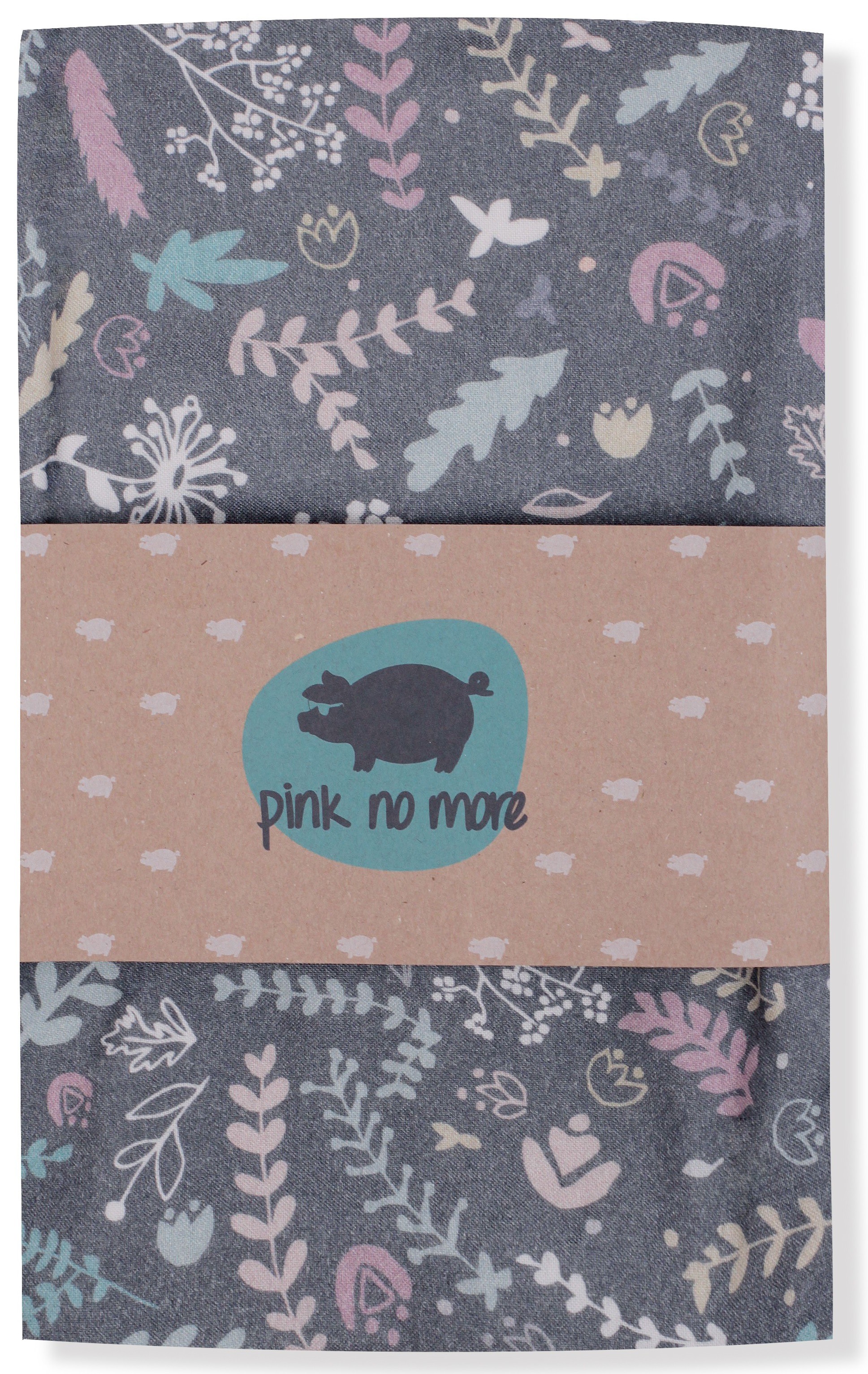 Bambusowa chusta – Botanic Grey 120X120