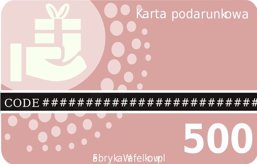 Karta podarunkowa 500 Karta podarunkowa 500