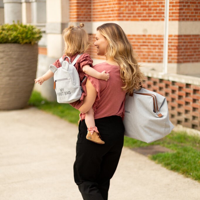 Childhome, Torba Mommy bag Kanwas Szara Childhome, Torba Mommy bag Kanwas Szara