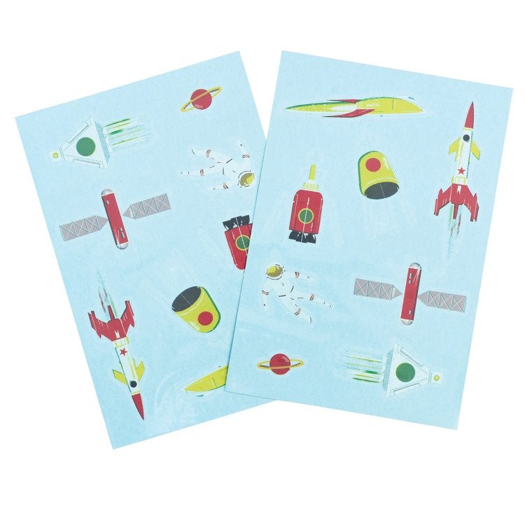 Rex, Zmywalne tatuaże dla dzieci era kosmiczna