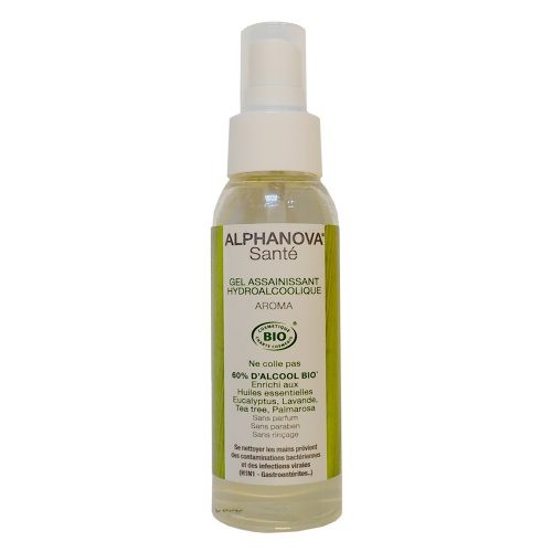 Alphanova Sante, Antybakteryjny spray do mycia rąk, aromatyczny, 99ml