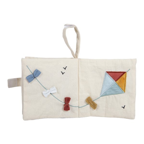 Little Dutch Pure & Nature Książeczka Aktywizująca Tęcza Bio bawełna