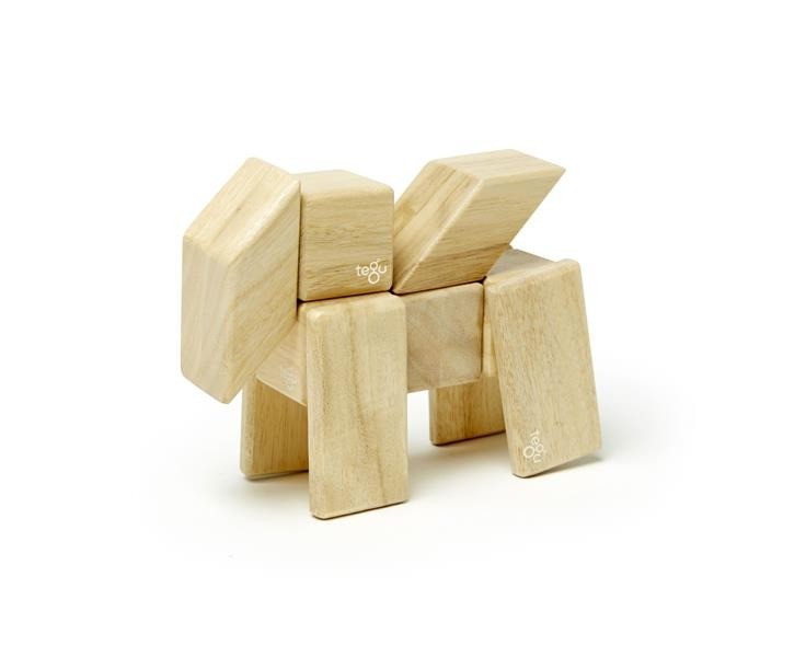 Tegu, Drewniane klocki magnetyczne CLASSICS zestaw 24szt Natural Tegu, Drewniane klocki magnetyczne CLASSICS zestaw 24szt Natural
