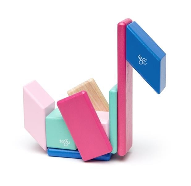 Tegu, Drewniane klocki magnetyczne CLASSICS zestaw 14szt Blossom Tegu, Drewniane klocki magnetyczne CLASSICS zestaw 14szt Blossom