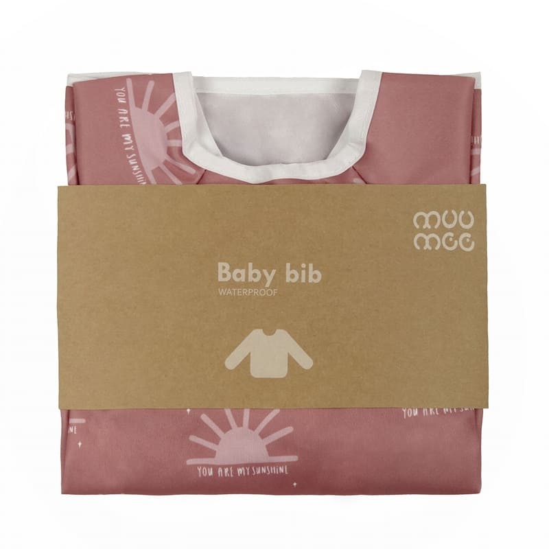 Muumee, Śliniak wodoodporny z długim rękawem Baby Bib waterproof Sun Muumee, Śliniak wodoodporny z długim rękawem Baby Bib waterproof Sun