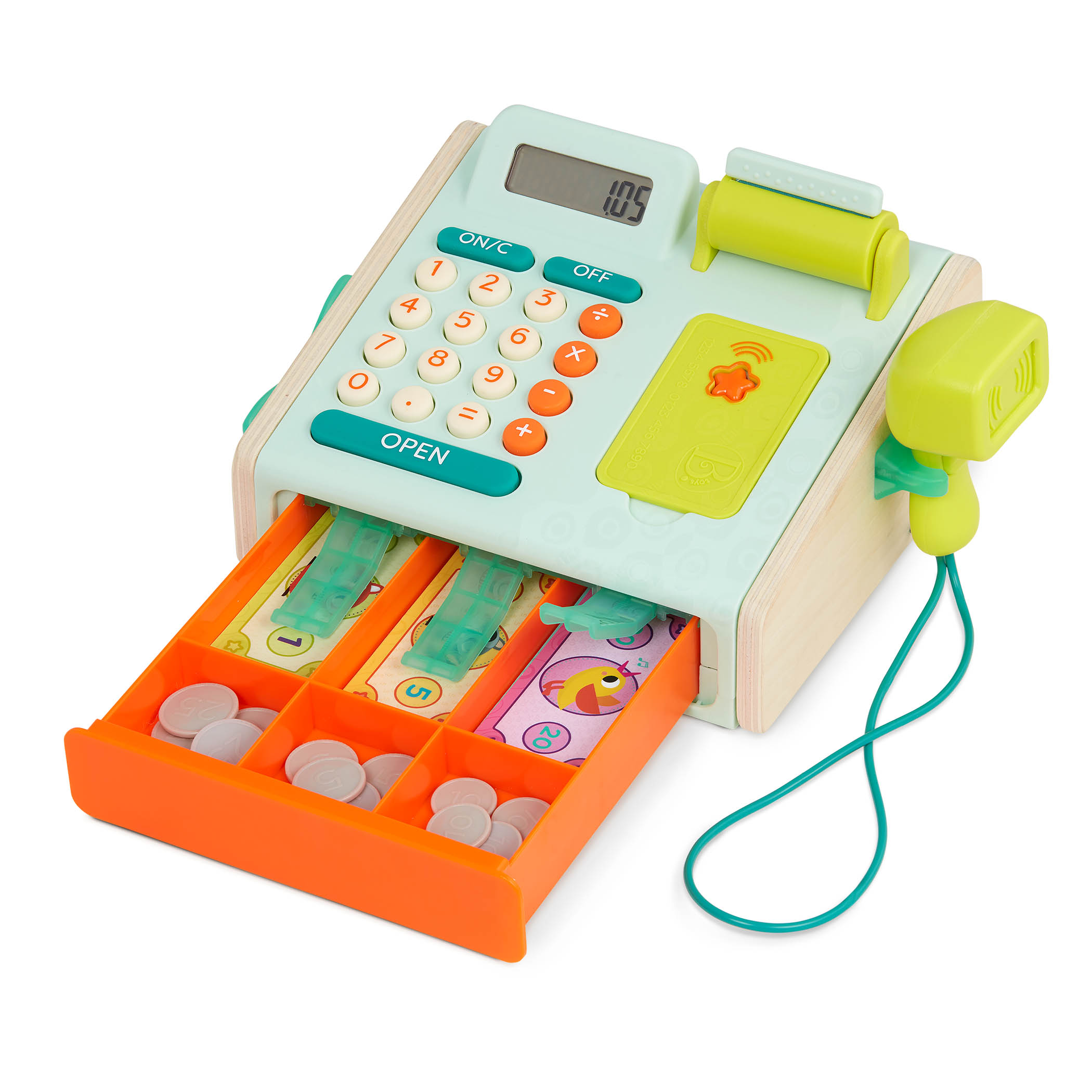 Btoys, kasa fiskalna ze skanerem i czytnikiem kart płatniczych Btoys, kasa fiskalna ze skanerem i czytnikiem kart płatniczych