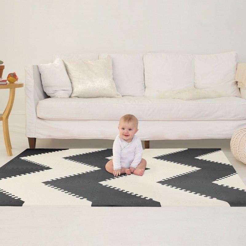 Skip Hop, Mata piankowa Playspot Black Cream Geo