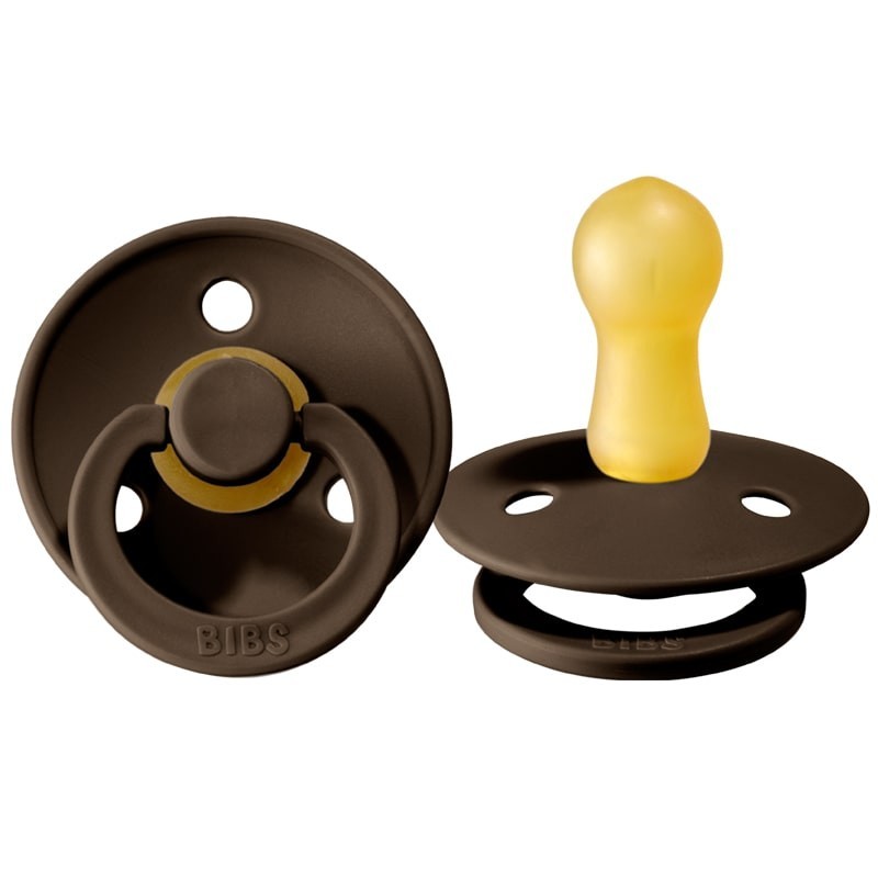 Bibs, Chocolate S Dynamiczny Smoczek Uspokajający Hevea Bibs, Chocolate S Dynamiczny Smoczek Uspokajający Hevea