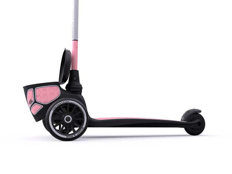 Scootandride, Highwaykick 2 Lifestyle Hulajnoga trójkołowa balansowa ze świecącymi kółkami odblaskową kierownicą Reflective Rose Scootandride, Highwaykick 2 Lifestyle Hulajnoga trójkołowa balansowa ze świecącymi kółkami odblaskową kierownicą Reflective Rose