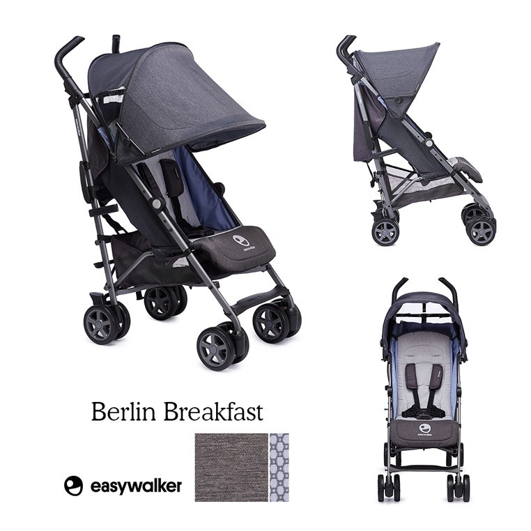 Easywalker, Buggy+ Wózek spacerowy z osłonką przeciwdeszczową Berlin Breakfast Easywalker, Buggy+ Wózek spacerowy z osłonką przeciwdeszczową Berlin Breakfast