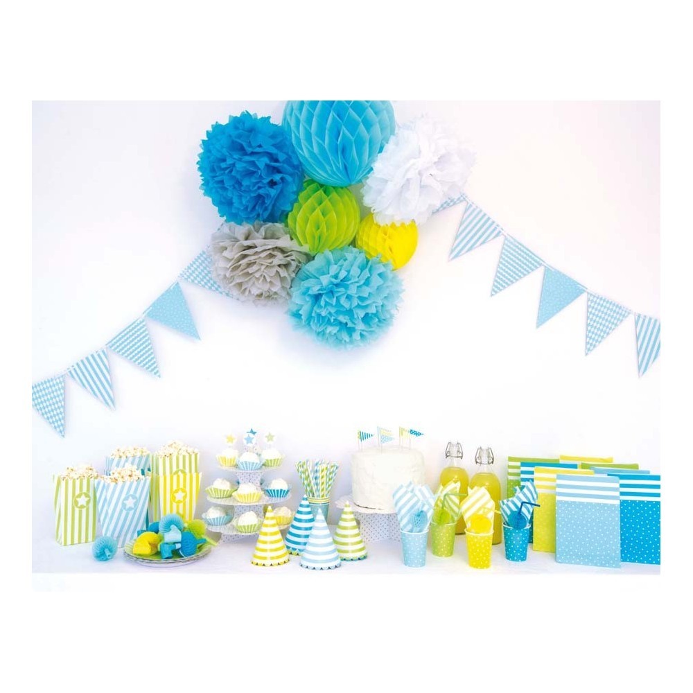 JaBaDaBaDo, Trąbki piszczałki niebieskie rozety 8szt