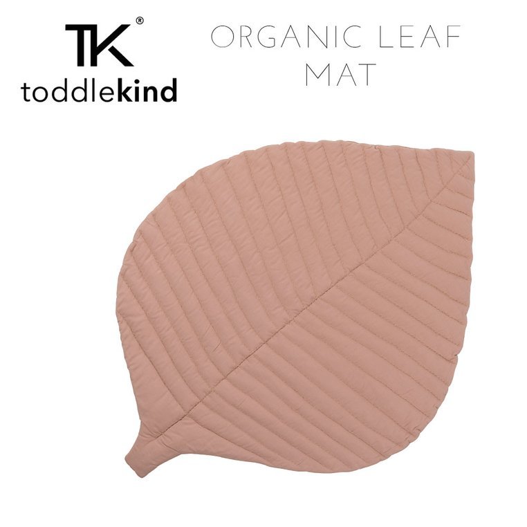 Toddlekind, Mata do zabawy z bawełny organicznej w kształcie liścia Leaf Mat Sea Shell