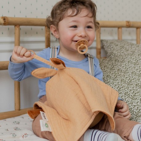 Bibs, Cuddle Cloth Kangaroo, Pieluszka przytulanka z zawieszką na smoczek - Desert Sand Bibs, Cuddle Cloth Kangaroo, Pieluszka przytulanka z zawieszką na smoczek - Desert Sand