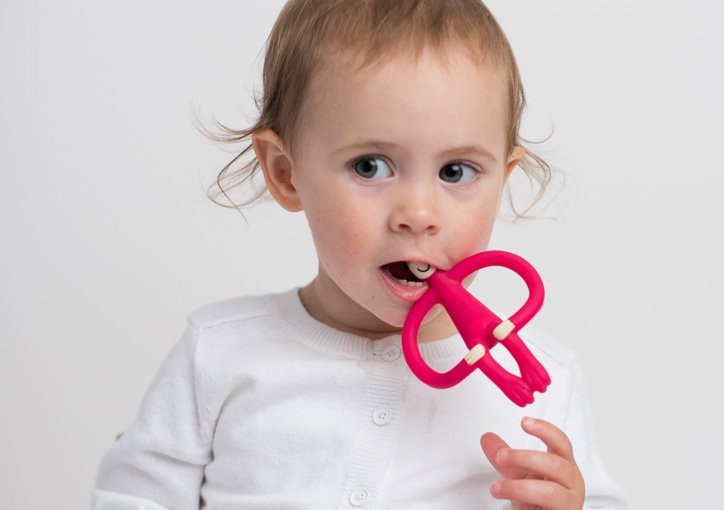 Matchstick Monkey, Gryzak Masujący ze Szczoteczką Niebieski