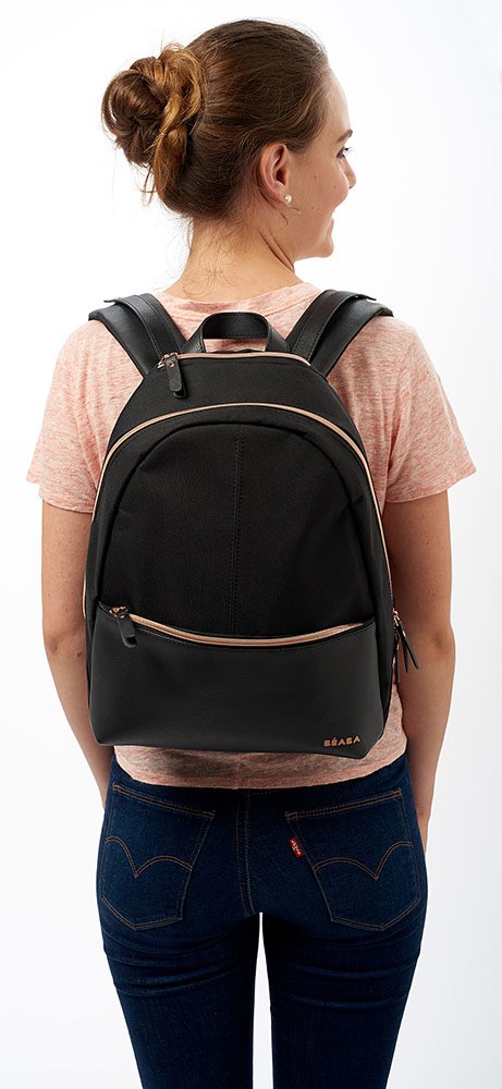 Beaba, Plecak dla mamy San Francisco black/pink gold Beaba, Plecak dla mamy San Francisco black/pink gold