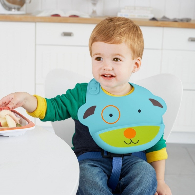 Skip Hop, Śliniak silikonowy Zoo Pies