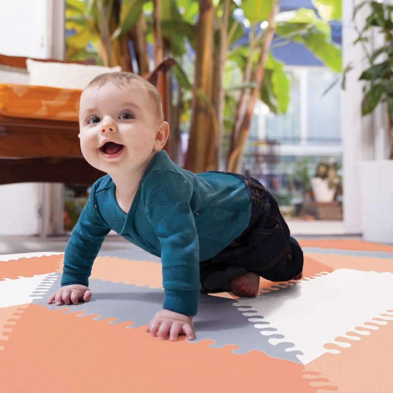 Skip Hop, mata piankowa Playspot Grey Peach GEO Skip Hop, mata piankowa Playspot Grey Peach GEO