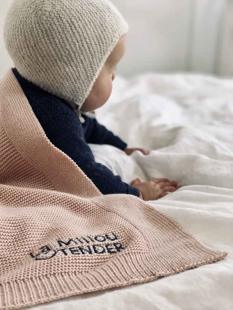 La Millou, Cotton Tender Blanket - Purple Love