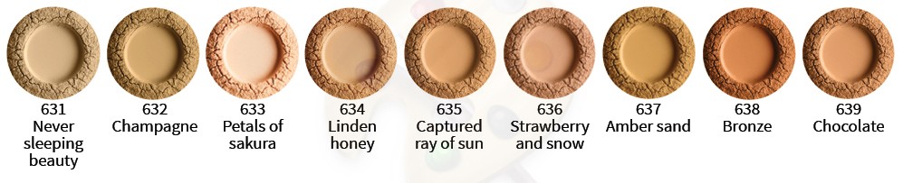 Uoga Uoga, Naturalny puder mineralny nr 638 BRONZE, 8g