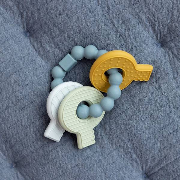 Little Dutch, Silikonowe kluczyki Błękit