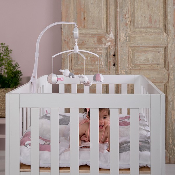 Tiamo, Miffy Pink babyrib Karuzela do łóżeczka