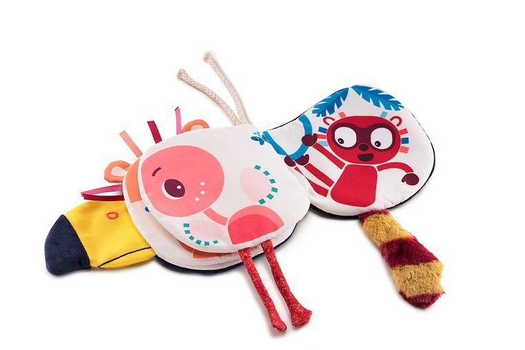 Lilliputiens, Książeczka aktywizująca "Kto się kryje za Pablo?" Tukan Pablo 9 m+