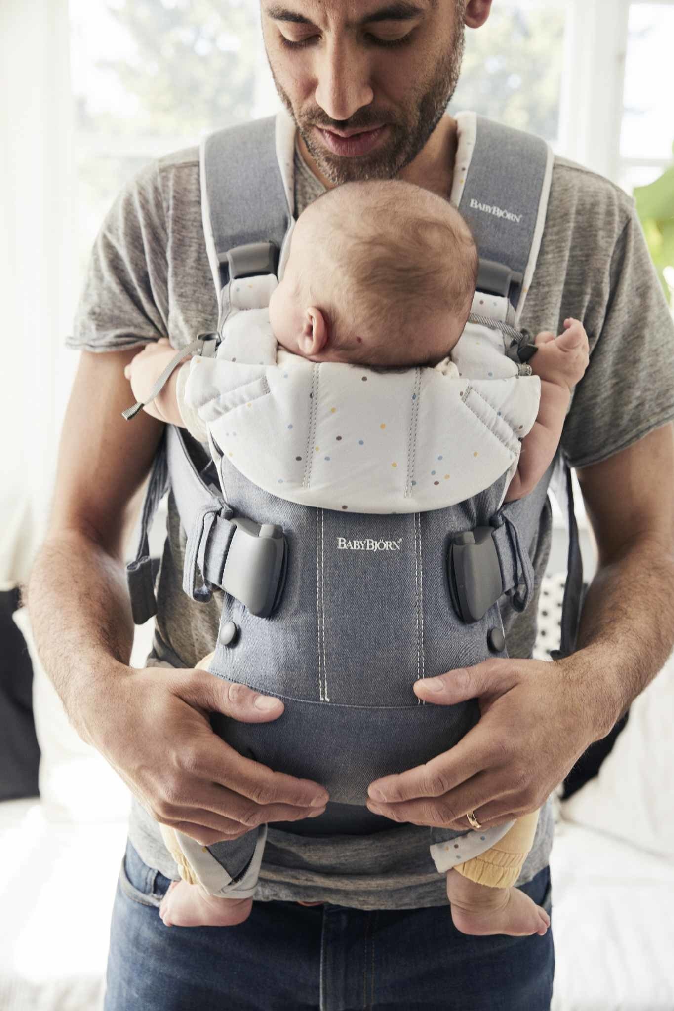 BabyBjorn, ONE - nosidełko, Sprinkles Denim Niebieski