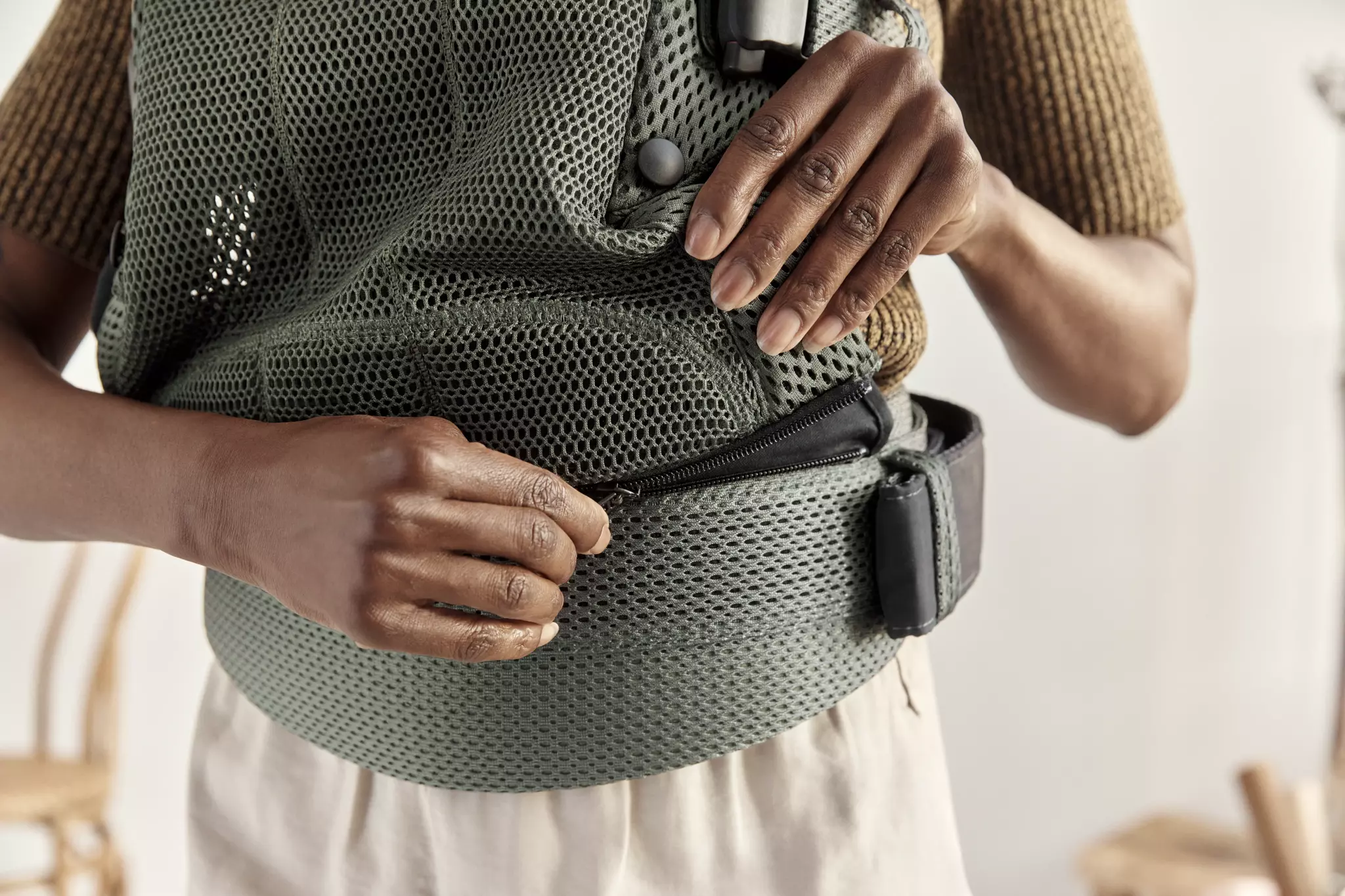 Babybjorn , Nosidełko Harmony 3D Mesh, Zielony Babybjorn , Nosidełko Harmony 3D Mesh, Zielony