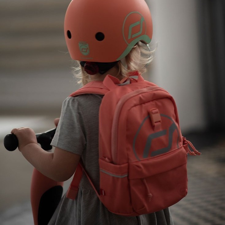SCOOTANDRIDE, Plecak na hulajnogę dla dzieci 1-5 lat Peach SCOOTANDRIDE, Plecak na hulajnogę dla dzieci 1-5 lat Peach