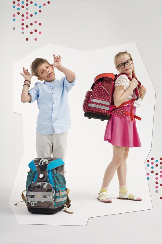 Lassig Plecak szkolny XL ze sztywnymi plecami, i wodoodpornym dnem Dino slate