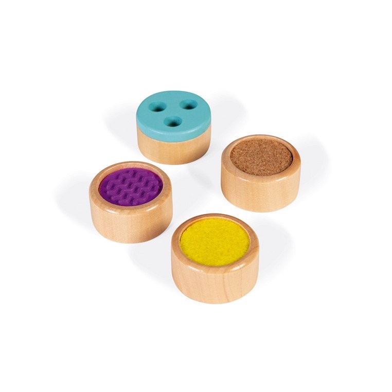 Janod, Układanka drewniana sensoryczna Uczę się przez dotyk Biedronka Janod, Układanka drewniana sensoryczna Uczę się przez dotyk Biedronka