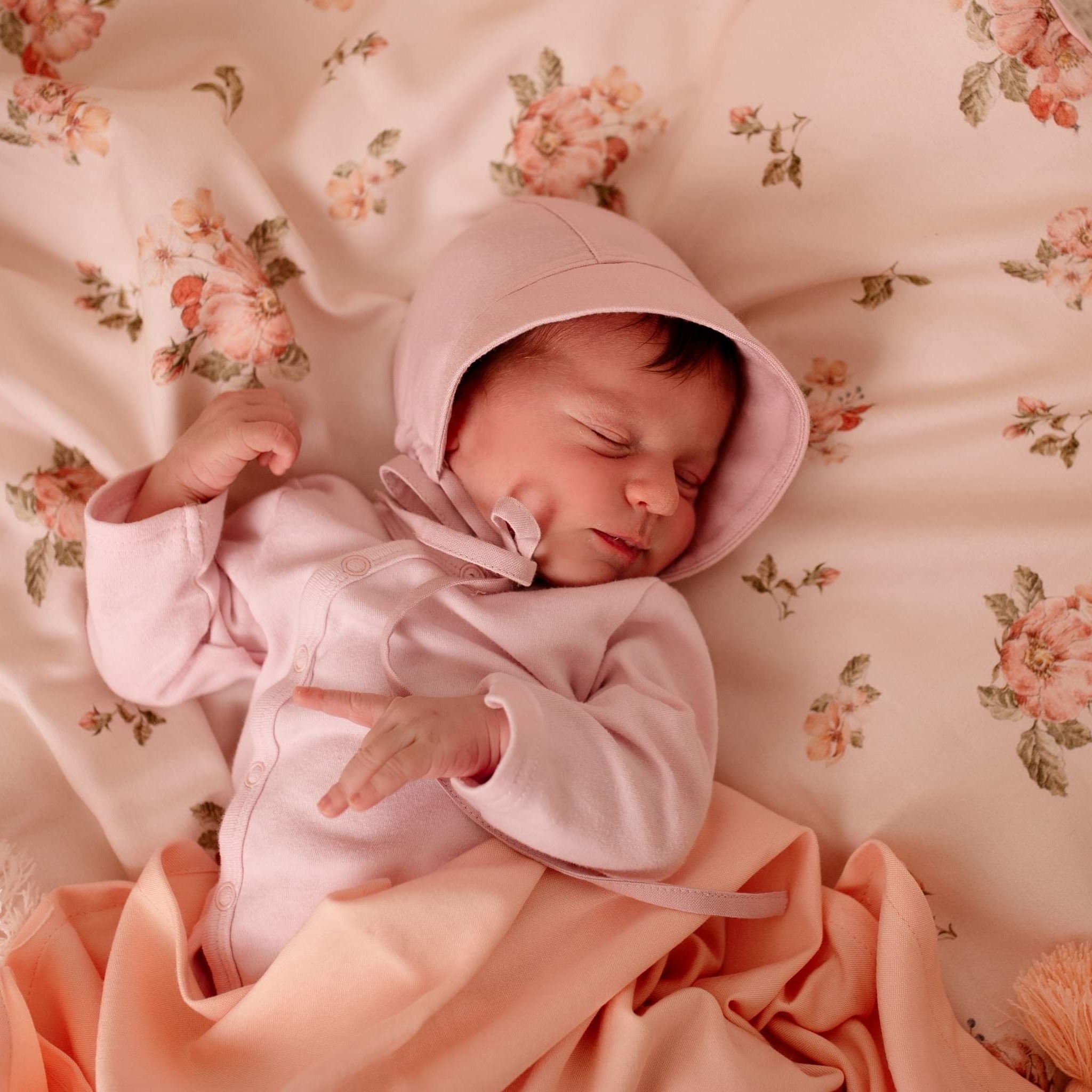 Samiboo, Bambusowa bonetka/czapeczka 0-3M Baby Blue