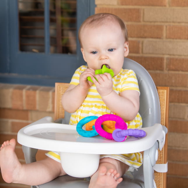 Fat Brain Toy, Bobo Przyssawki Kółeczka PipSquigz Ringlets