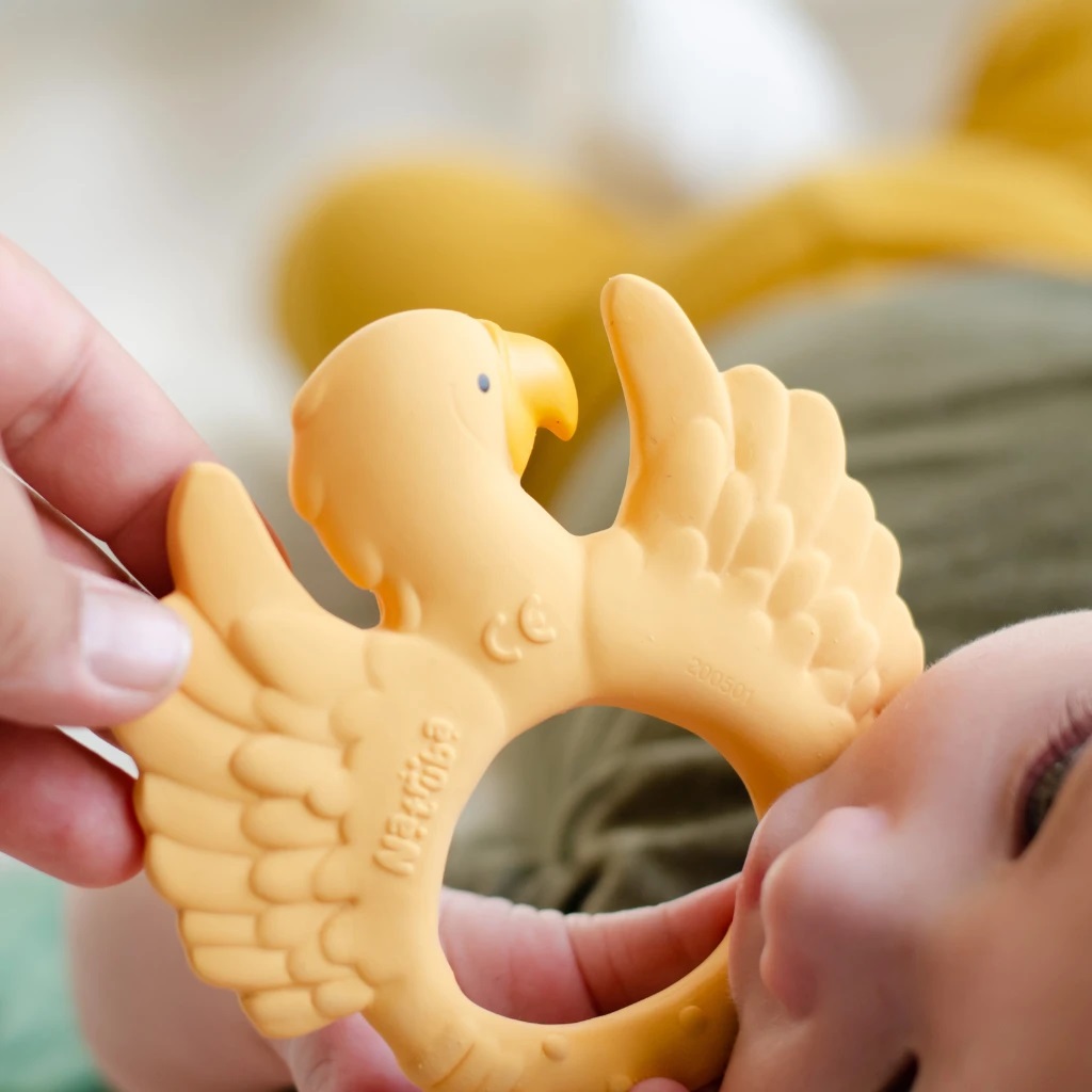 Natruba, Naturalny gryzak, Papuga,żółty