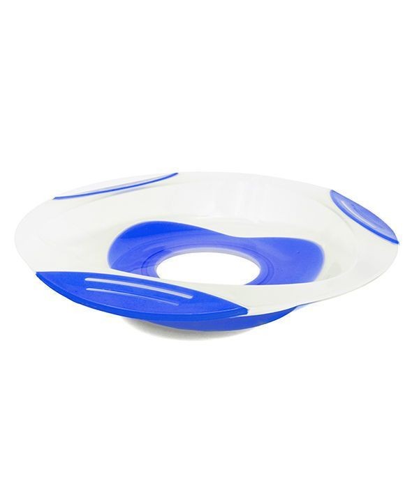Poupy, Głęboki Talerzyk z Przyssawką, Niebieski, 4m+
