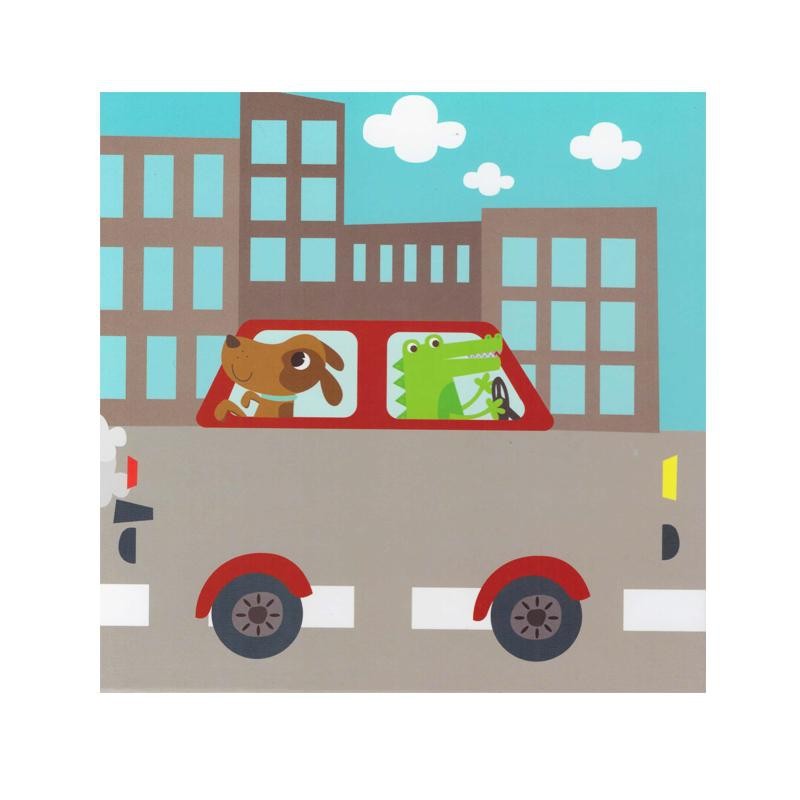 Apli Kids, Mini zestaw z magnesami - Miasto Apli Kids, Mini zestaw z magnesami - Miasto