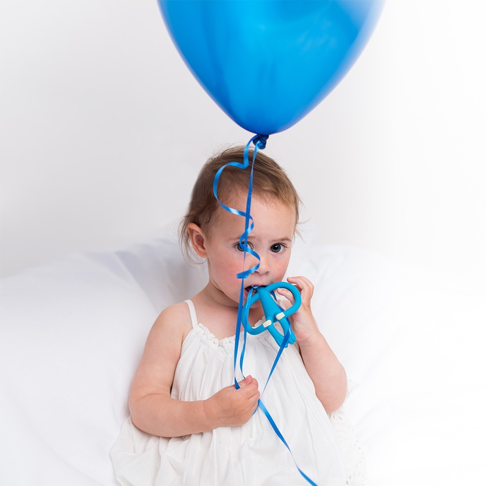 Matchstick Monkey, Gryzak Masujący ze Szczoteczką jasny niebieski