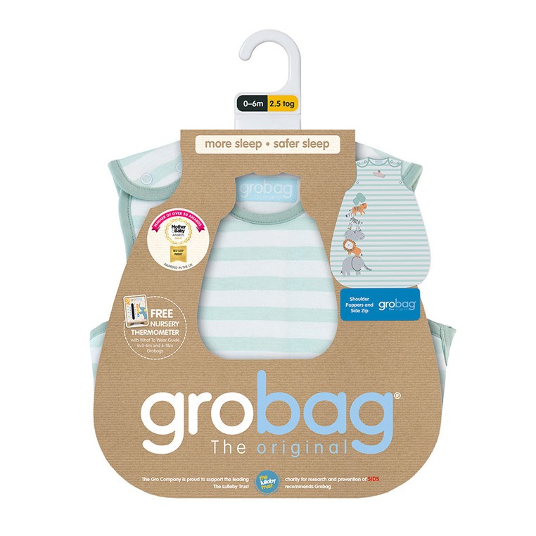 Gro Company, Śpiworek Grobag Jungle Stack 2,5 tog 6-18 m-cy Gro Company, Śpiworek Grobag Jungle Stack 2,5 tog 6-18 m-cy
